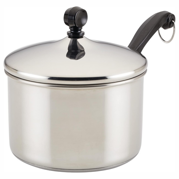 Farberware Classic Stainless Steel 3 Quart Saucepan With Lid