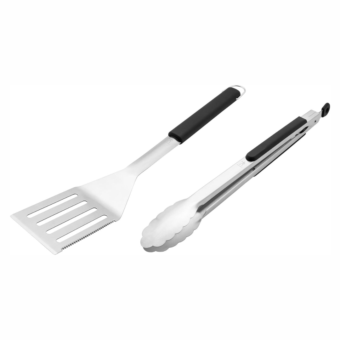 HENCKELS BBQ 2-Piece Stainless Steel Grill Tool Set