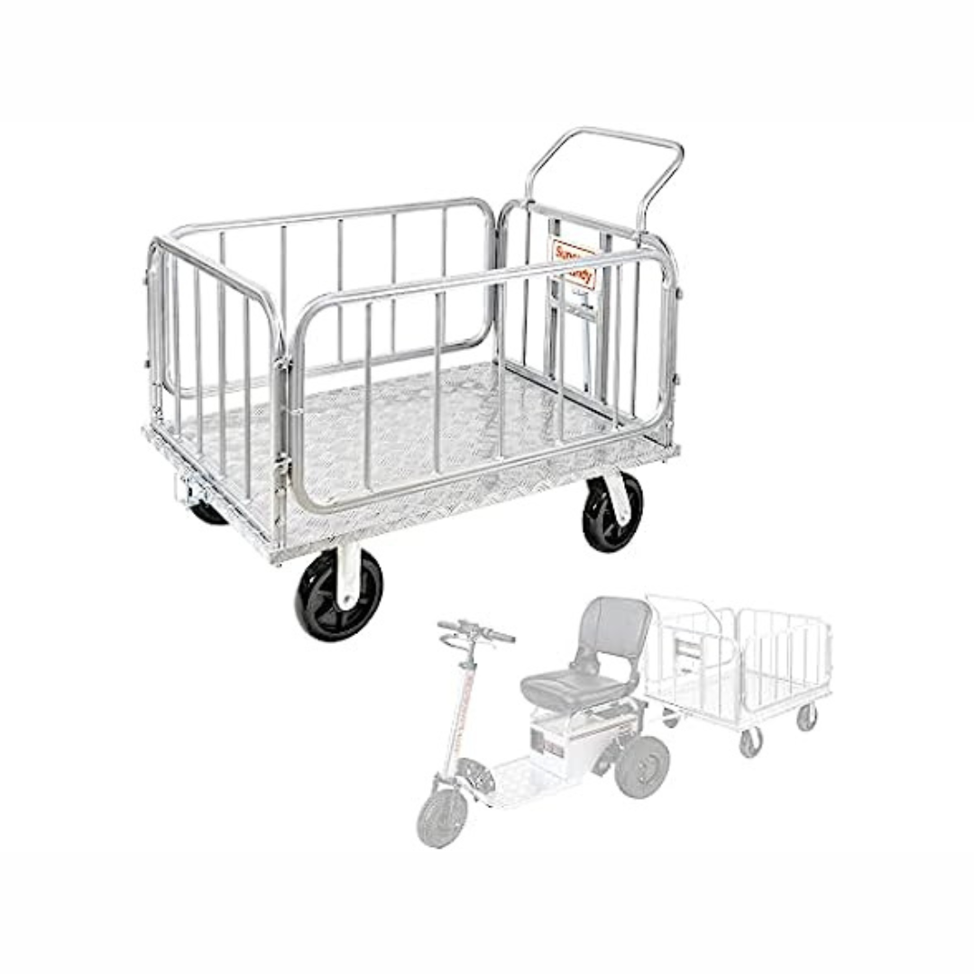 SuperHandy Cargo Trailer 1200 lbs Capacity Heavy-Duty Utility Cart