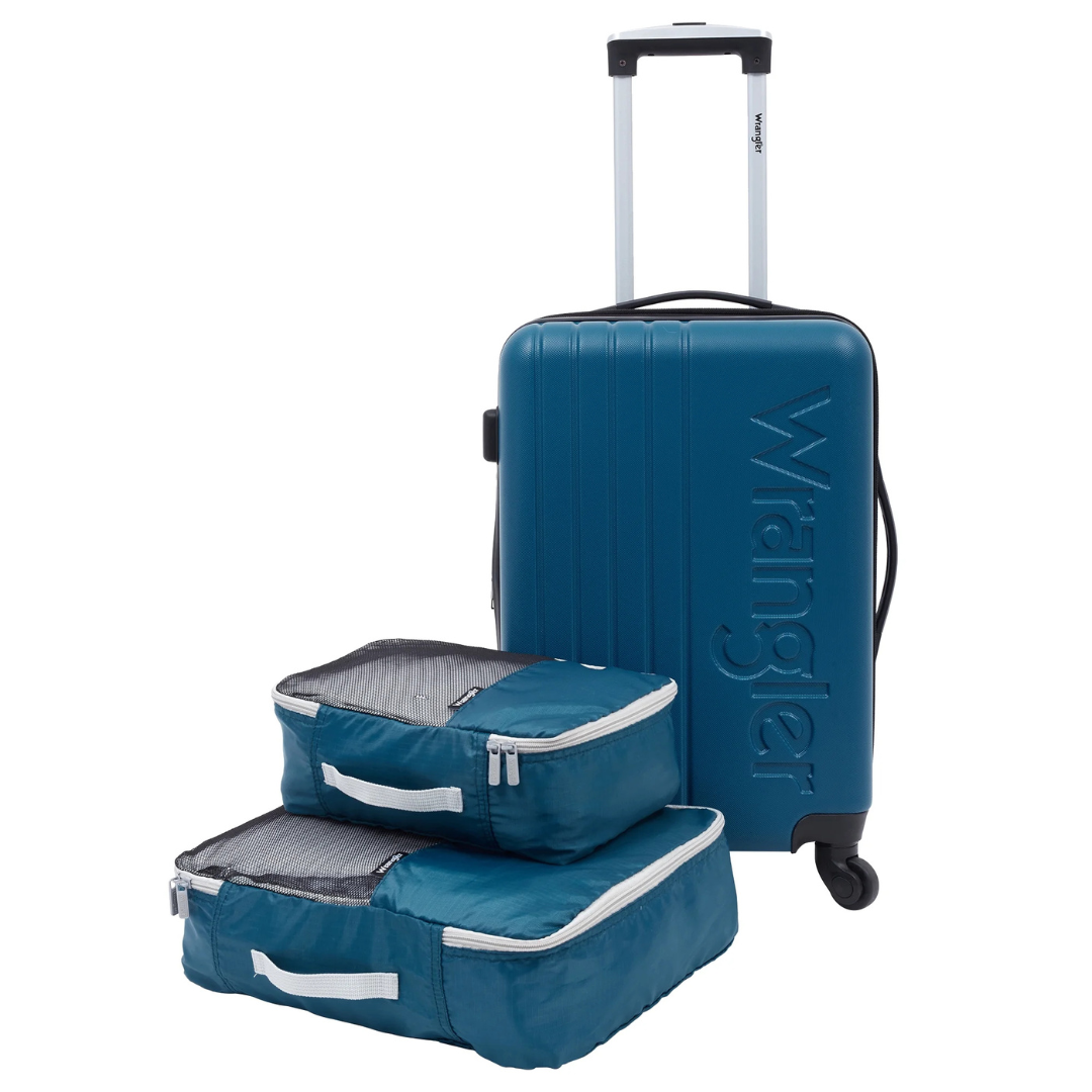 Wrangler San Antonio 3-Piece Expandable Rolling Luggage Set (Various)