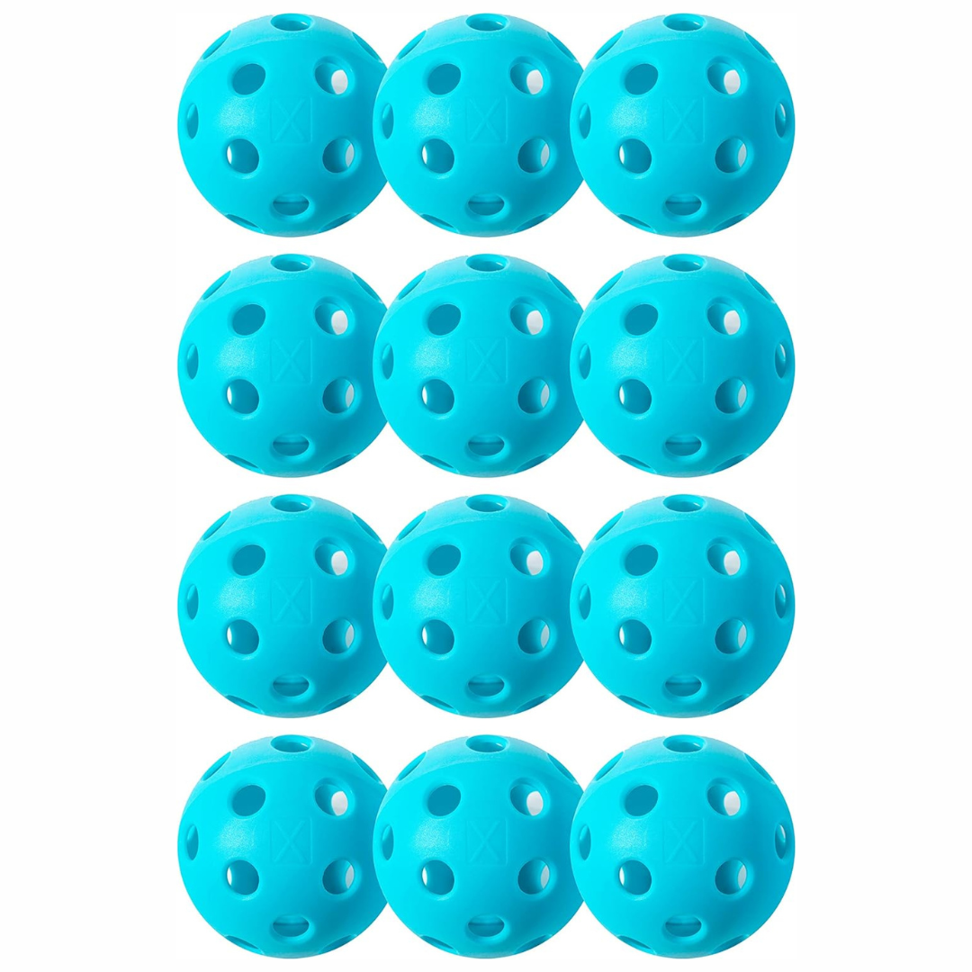 12-Pack Franklin Sports X-26 Indoor Pickleballs (Blue)