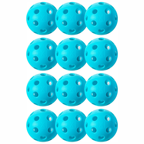 12-Pack Franklin Sports X-26 Indoor Pickleballs (Blue)