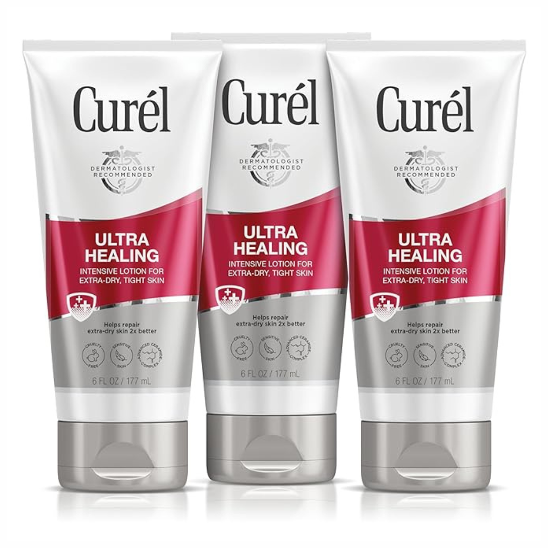 3-Pack Curel Ultra Healing Intensive Fragrance-Free Lotion (6 Oz)