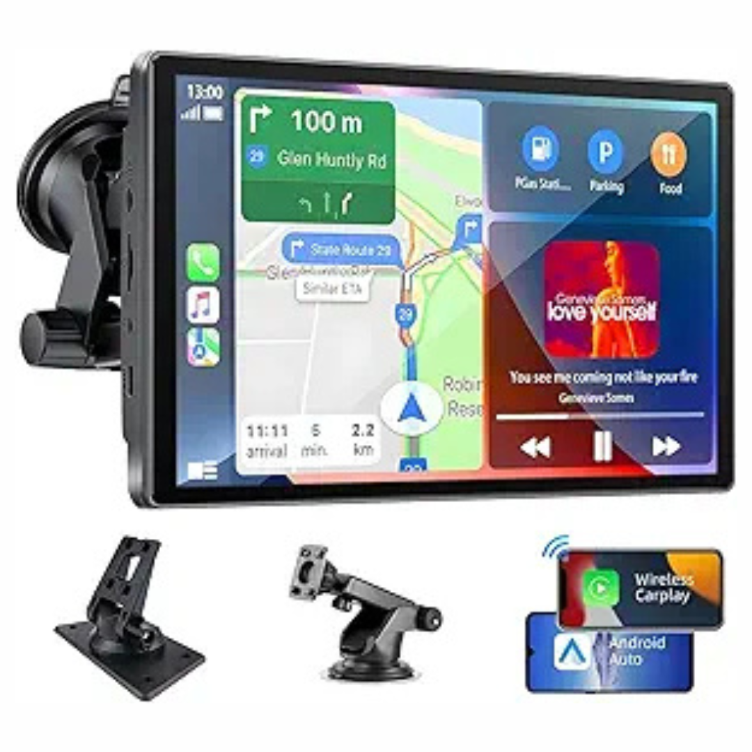 Wireless 7" Touch Screen Car Stereo W/Carplay & Android Auto