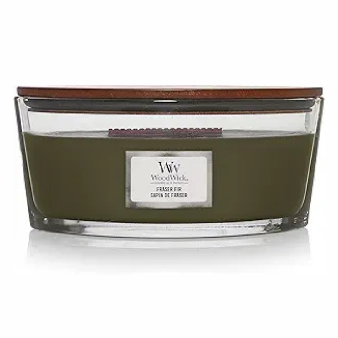 Woodwick 16oz Ellipse Fraser Fir Scented Candle