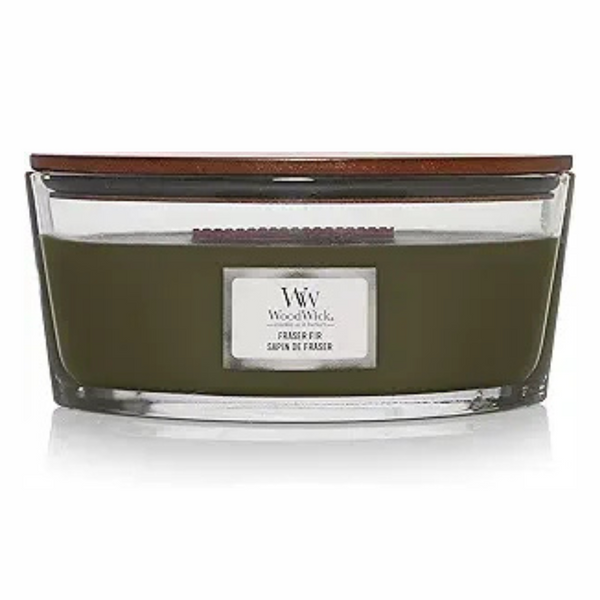 Woodwick 16oz Ellipse Fraser Fir Scented Candle