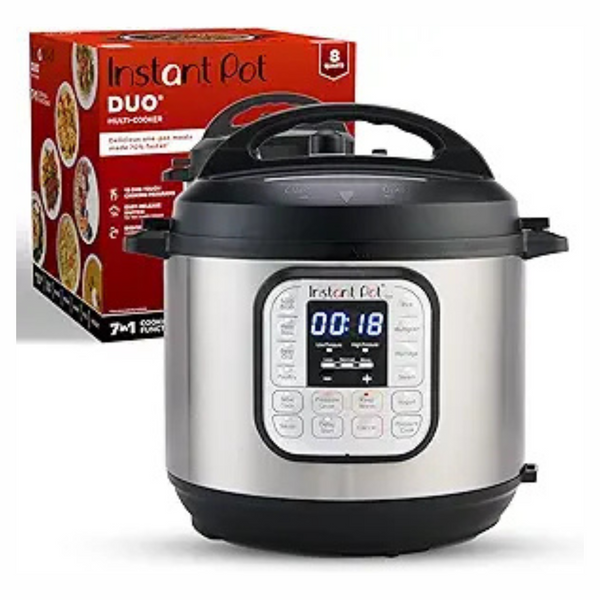 8-Quart Instant Pot Duo 7-in-1 Electric Pressure Cooker