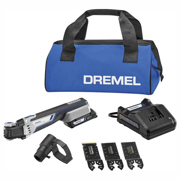 8-Pieces Dremel 20V Max 2-Amp Variable Oscillating Multi-Tool Kit