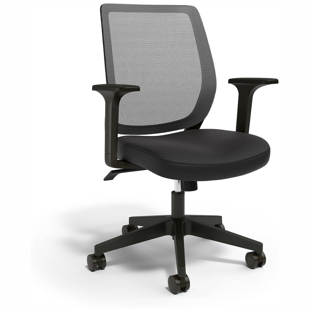 Union & Scale Essentials Ergonomic Fabric Swivel Task Chair