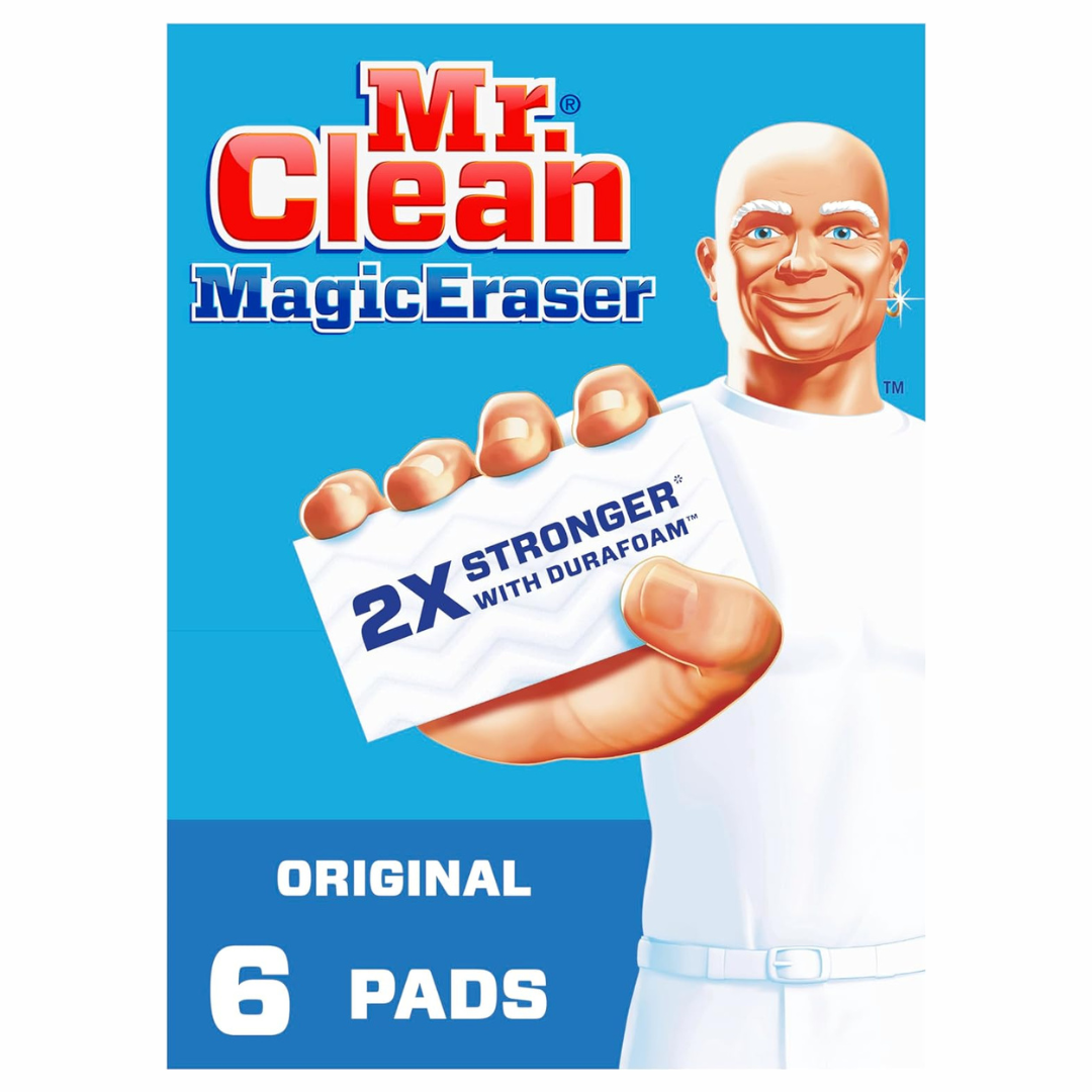 6-Count Mr. Clean Magic Eraser Original Cleaning Pads With Durafoam