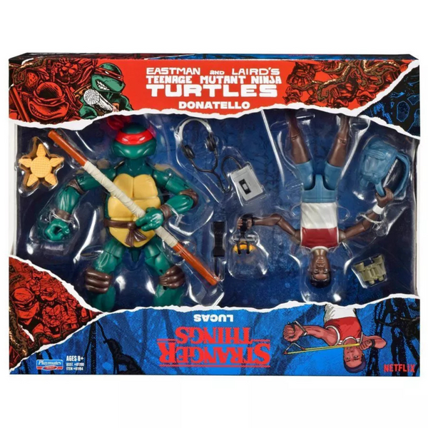 2-Pack Stranger Things Teenage Mutant Ninja Turtles Crossover Action Figure