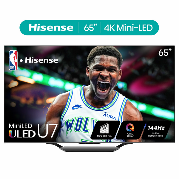 Hisense Class U7 Series 65" 4K Ultra HDR Smart QLED Google TV