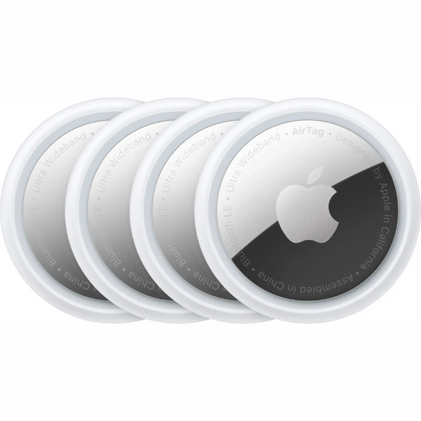 4-Pack Apple AirTags Sleek Tracking Devices (MX542LL/A, 2024)