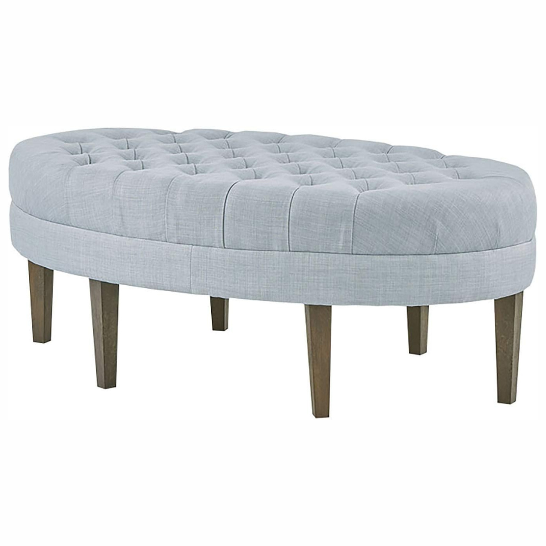 Madison Park Chase Surfboard Tufted Ottoman (48"W x 27.5"D x 18"H)