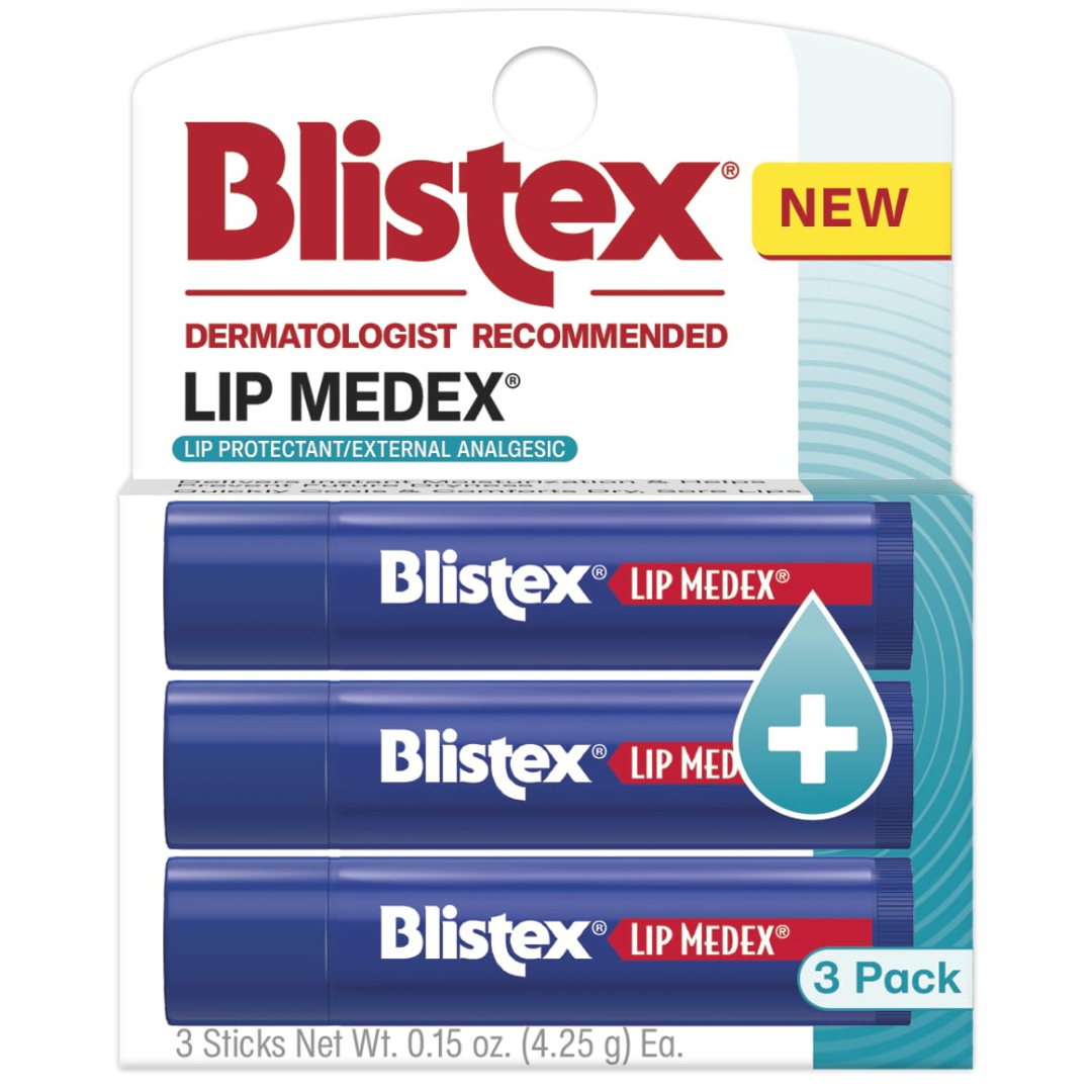 3-Count Blistex Dermatologist-Recommended Lip Medex Balm Stick (0.15 Oz)