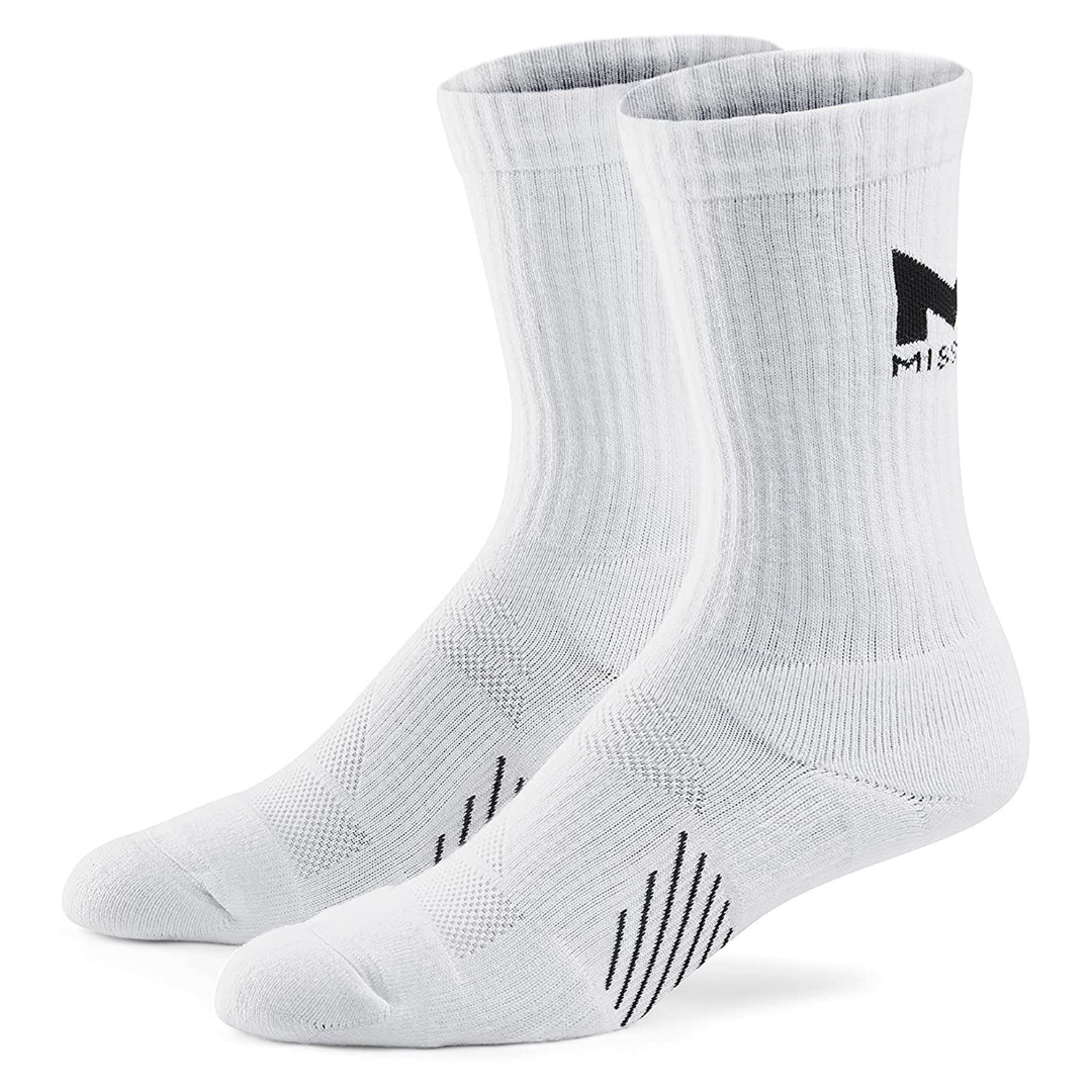 2-Pairs Mission Performance Crew Socks (Size L)