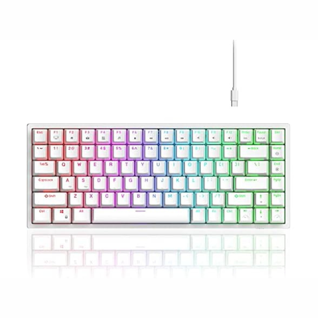 RK Royal Kludge Rk84 Wired RGB Swappable Mechanical Gaming Keyboard