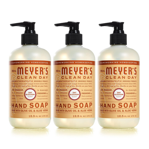 3-Pack Mrs. Meyer's Clean Day Oat Blossom Hand Soap