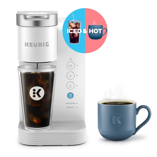 Keurig K-Iced Essentials Iced And Hot Single-Serve K-Cup Pod Coffee Maker + 10ct K-Cup Pods