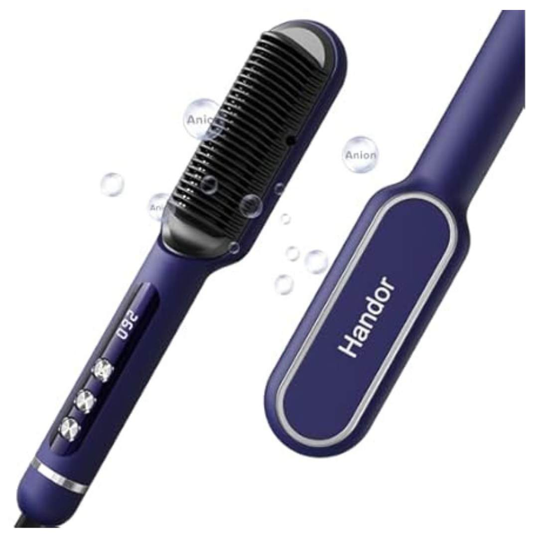 Handor Advanced Negative Ionic Hair Straightener Brush