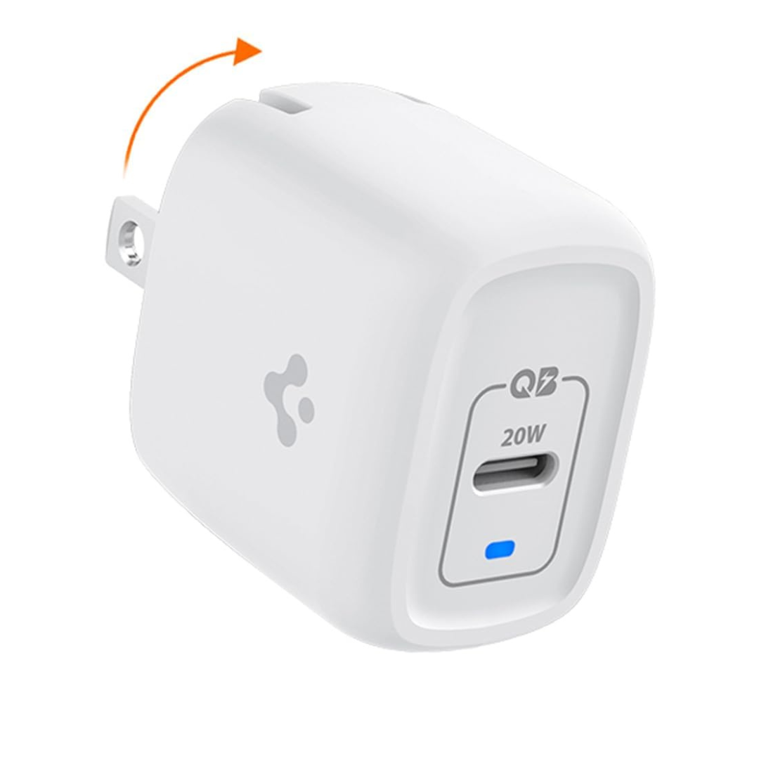 Spigen PowerArc 20W PD GaN Mini USB-C Wall Charger Adapter