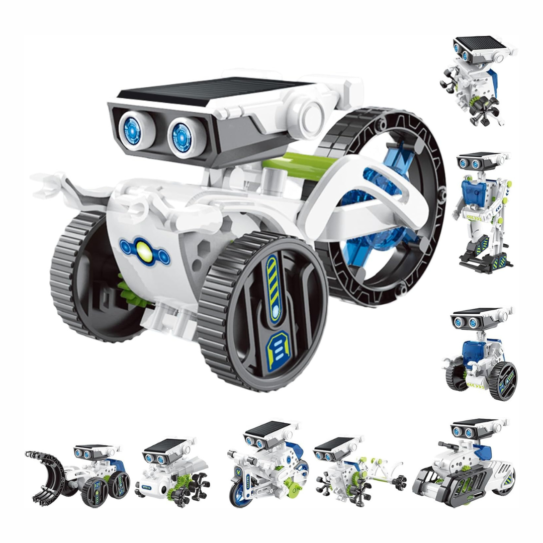 12-in-1 Science Learning Educational STEM Building Robot Kit