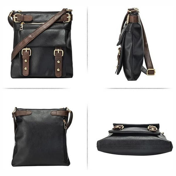 Women's Trendy Soft Vegan Leather Shoulder Bag