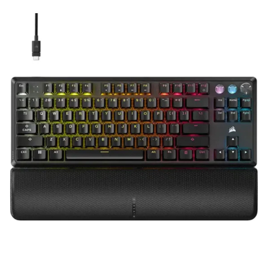 CORSAIR K70 PRO TKL Wired Hall Effect Programmable Gaming Keyboard