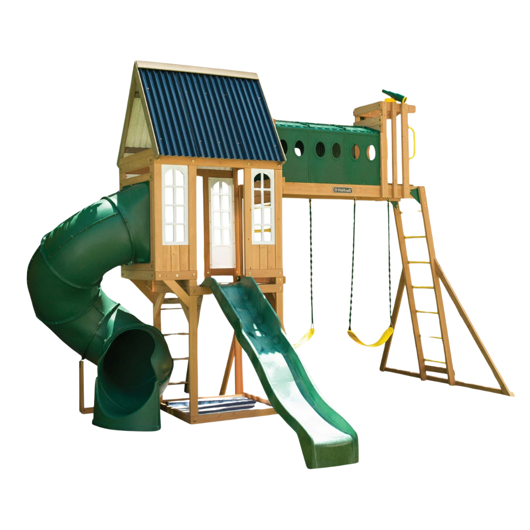 KidKraft Skyway Resort Wooden Outdoor Swing Set