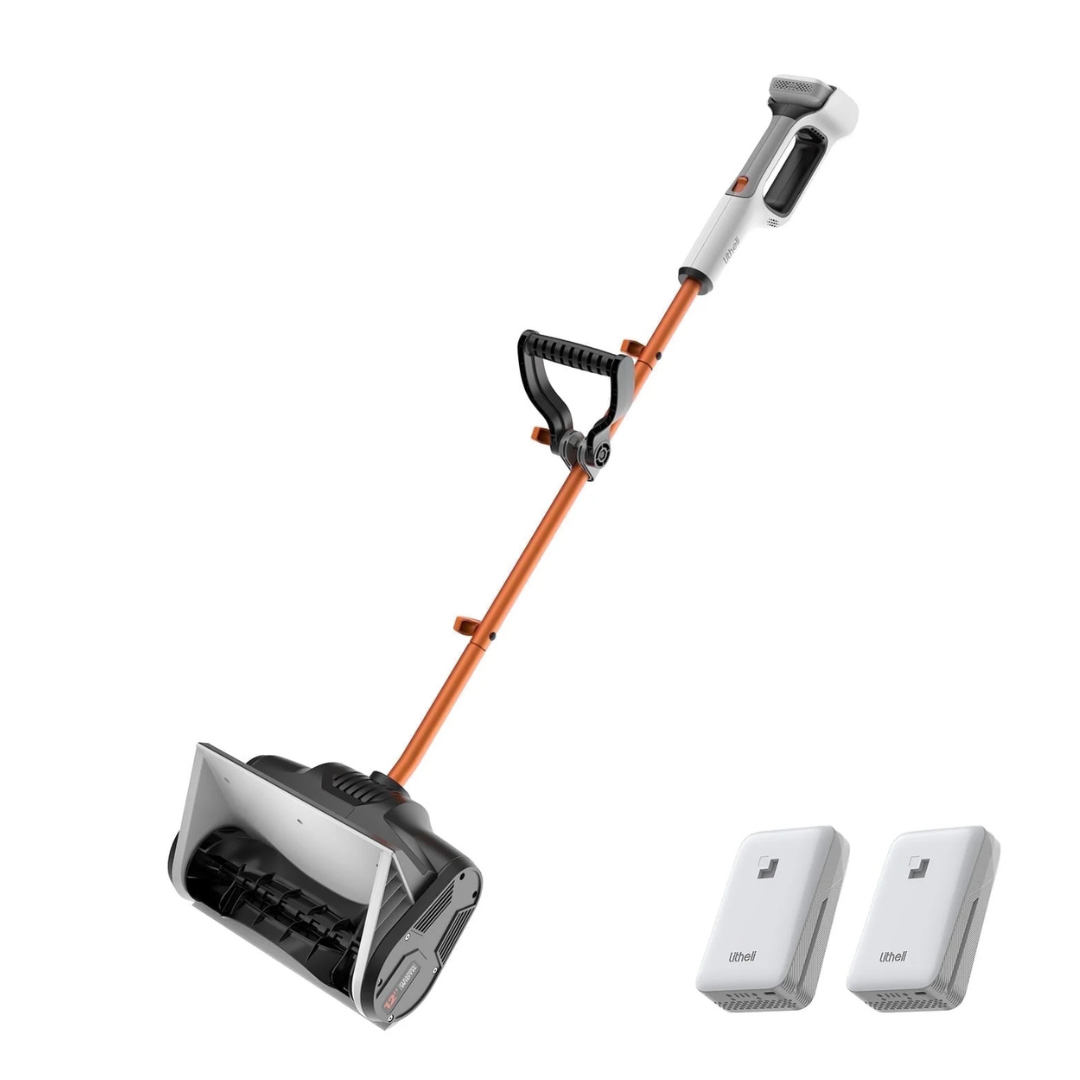 Litheli 20V 12" Battery Powered Cordless Snow Shovel With Auxiliary Handle