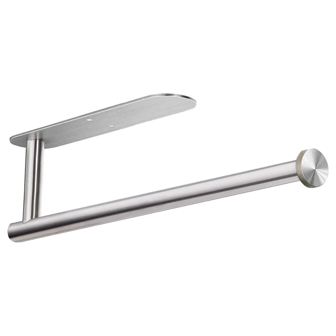 Stainless Steel Self-Adhesive Under Cabinet Paper Towel Holders