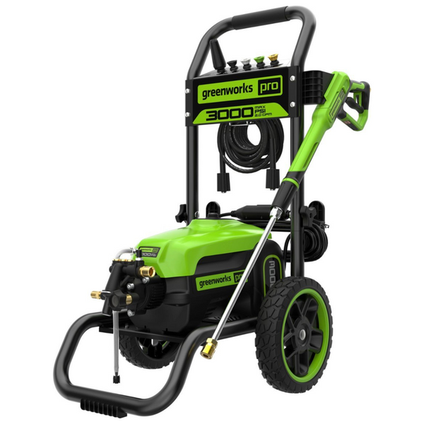 Greenworks 3000 PSI Electric Pressure Washer (Green)