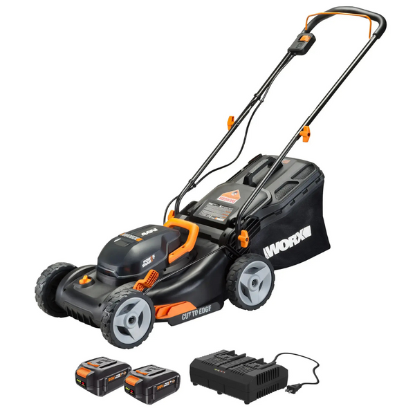 Worx WG743 40V Power Share 4.0Ah 17" Cordless Lawn Mower