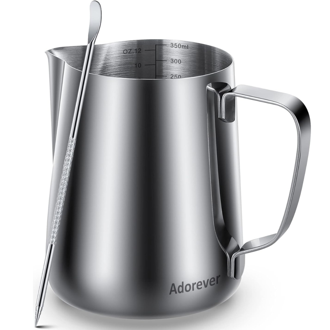 Milk Frothing Pitcher with Art Pen,12oz