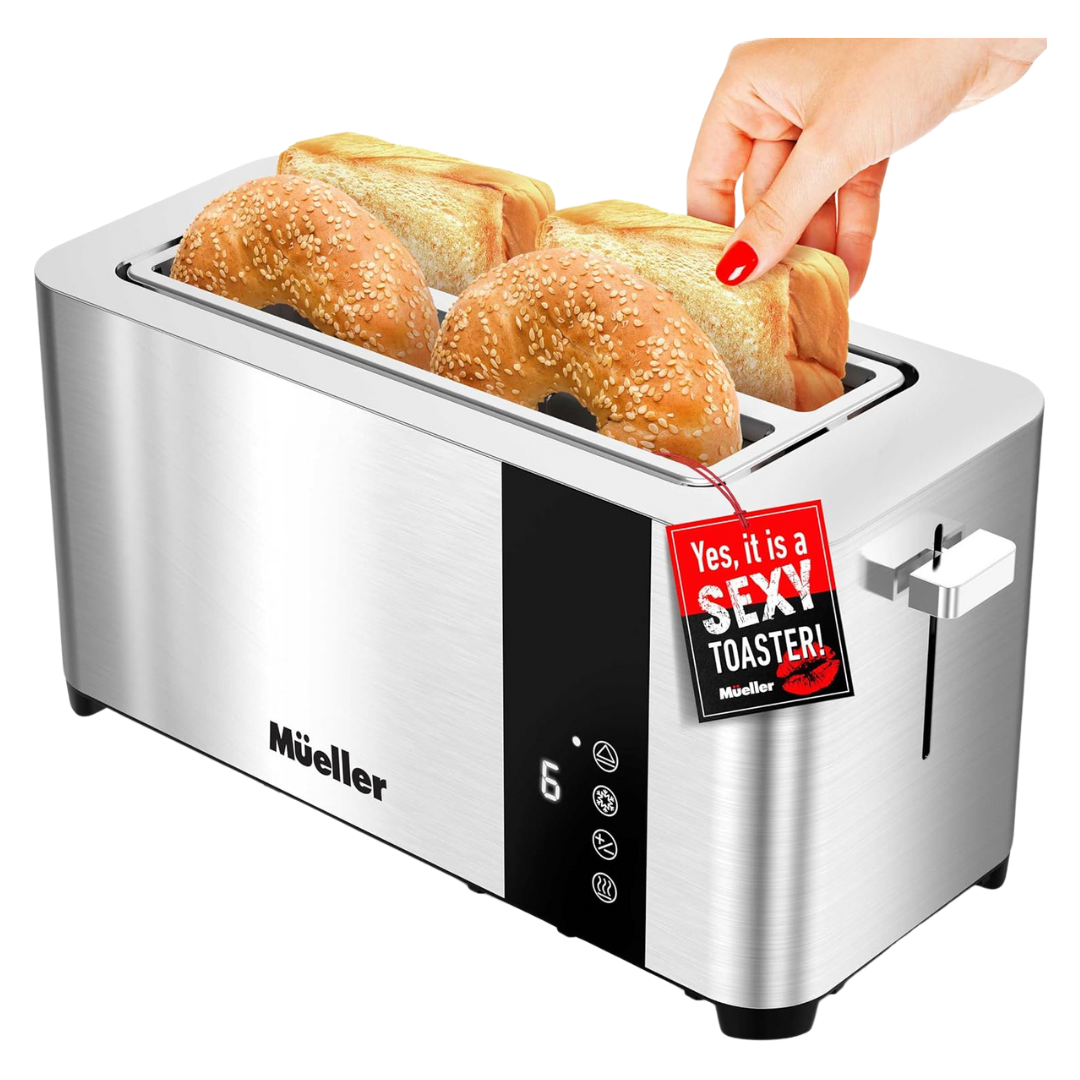 Mueller UltraToast 4-Slice Stainless Steel Toaster