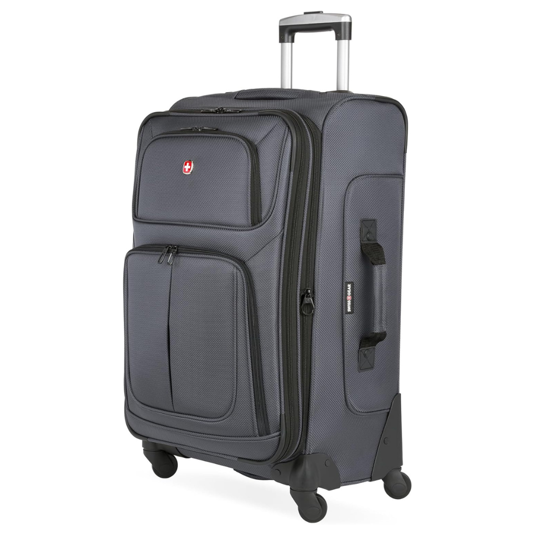 SwissGear Sion Softside Expandable 25" Checked-Medium Luggage