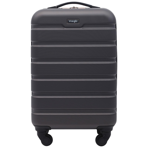 Wrangler 22'' Hardside Spinner Carry-On Luggage (Charcoal)