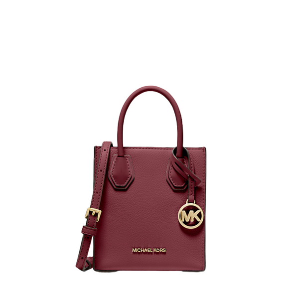 Michael Kors Mercer Extra-Small Pebbled Leather Crossbody Bag