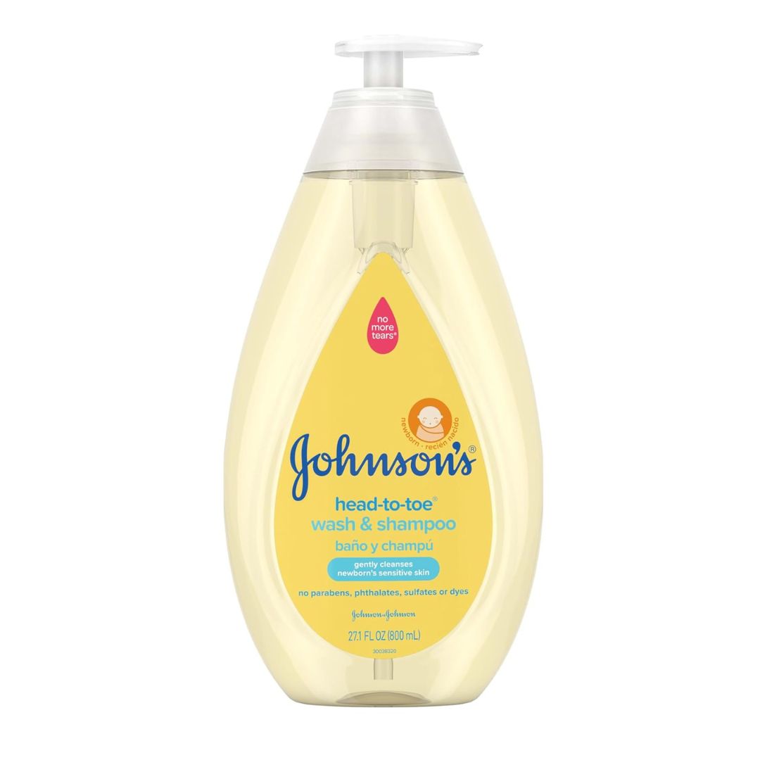 Johnson's Head-to-Toe Gentle Newborn Baby Wash & Shampoo