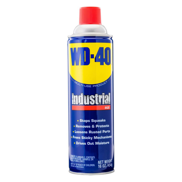 WD-40 Multi-Use Lubricant Aerosol Spray (Industrial Size, 16 Oz)