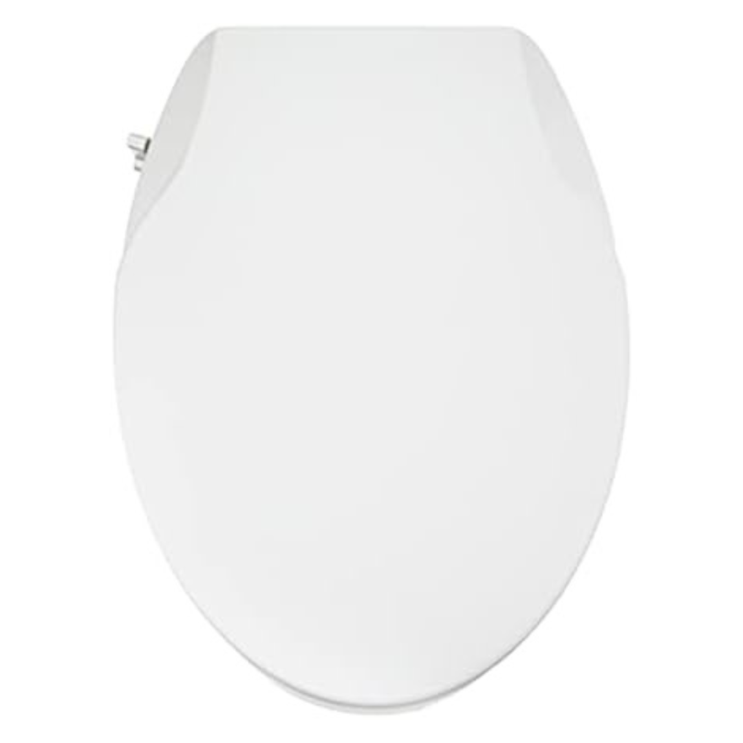 Amazon Basics Elongated Slow Close Oval Nonelectrical Bidet Toilet Seat