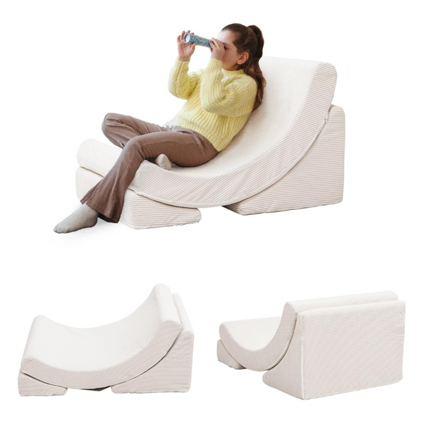 Indoor Tactile Sensory-Enhancing Kids Couch And Chair