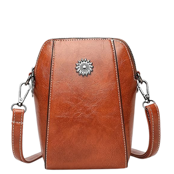 Baiure Women's Elmsye Leather Crossbody Bag