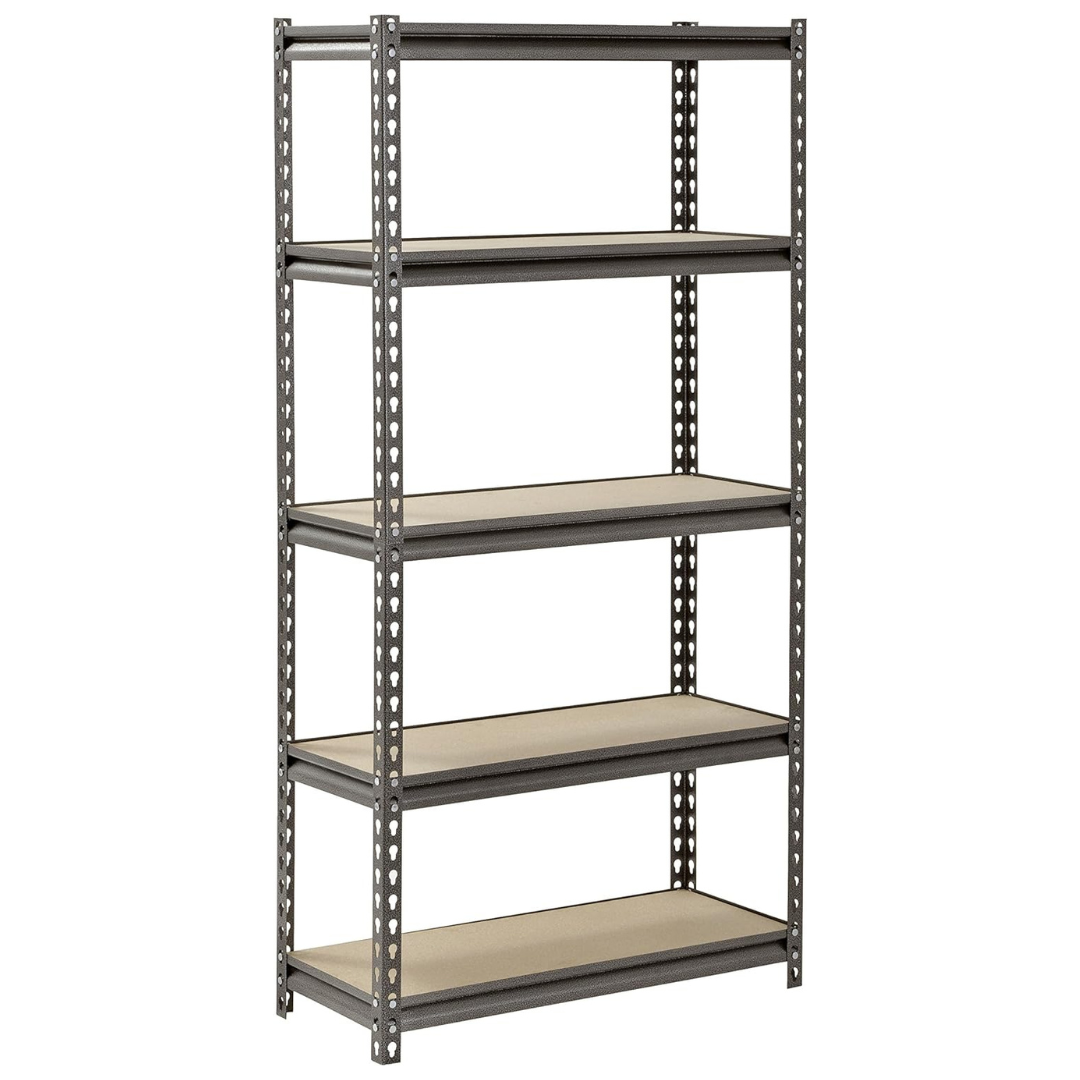 Muscle Rack 5-Shelf Heavy Duty Steel Shelving (30"W x 12"D x 60"H)