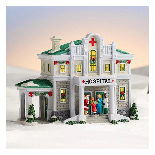 St. Nicholas Square Holiday Hospital Table Decor