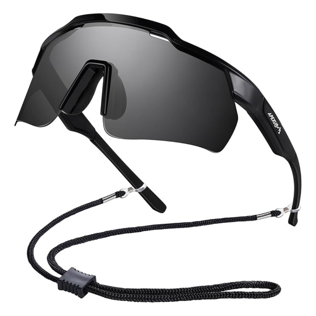 Apexup Unisex Sports Polarized UV400 Protection Sunglasses