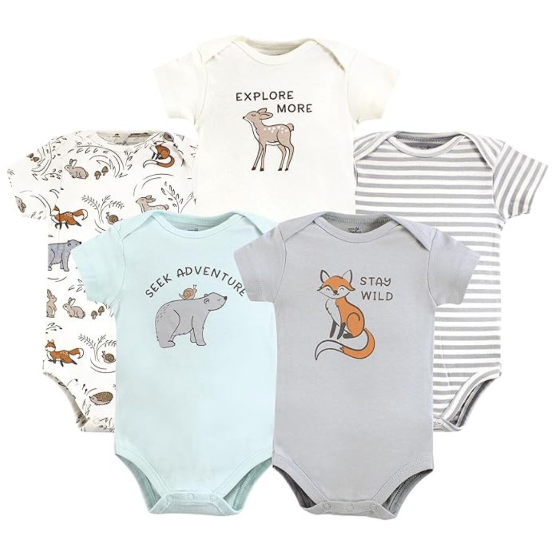 Unisex Baby Organic Cotton Bodysuits