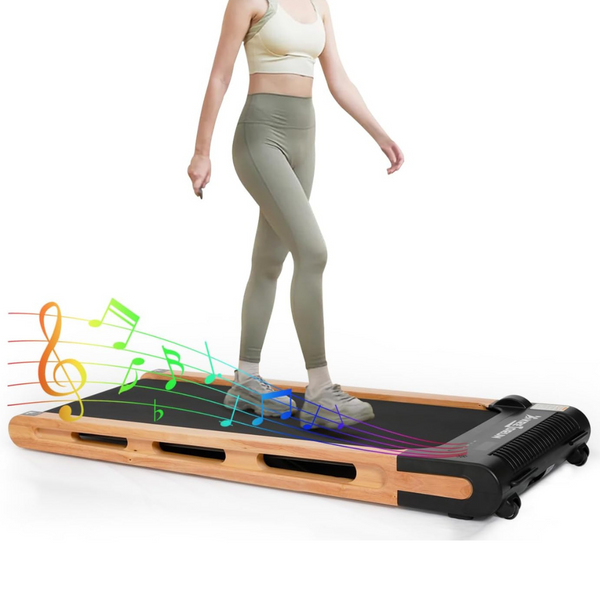 KREJORUN Under Desk Treadmill with Remote Control LED Display