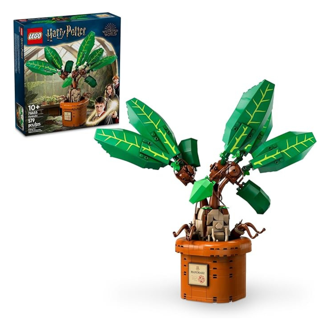 Lego Harry Potter Mandrake Figure & Pot Plant Toy