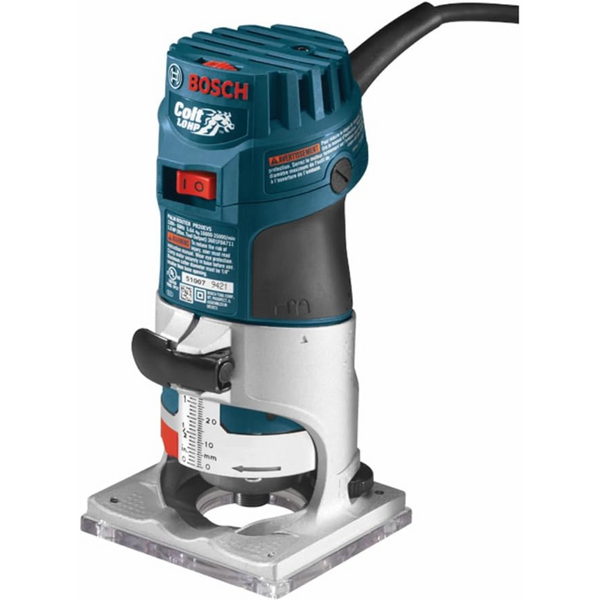 Bosch Colt 1-Horsepower 5.6 Amp Electronic Variable-Speed Palm Router